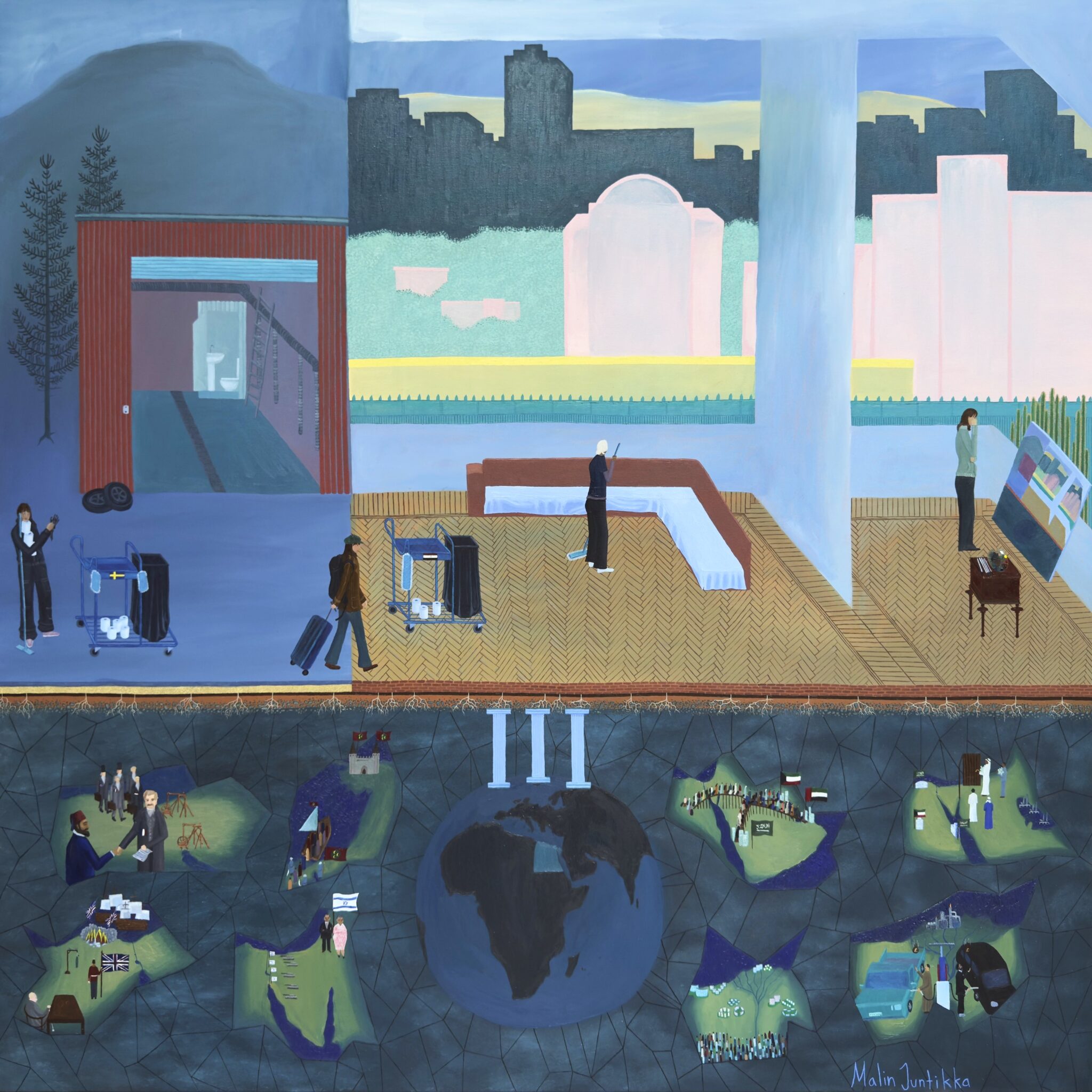 Why the Egyptian economy is weaker than the Swedish economy